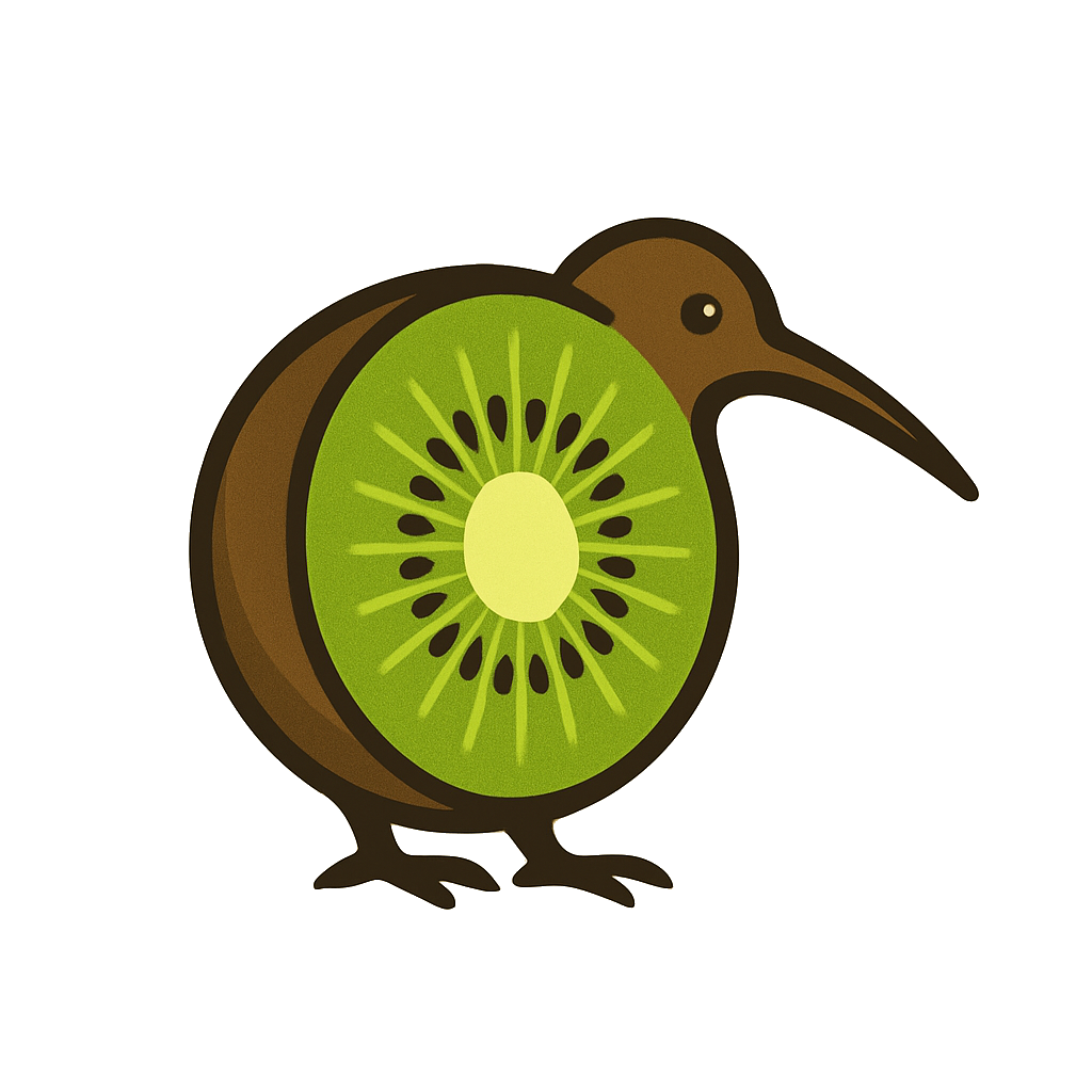 Kiwi Fruit Bird